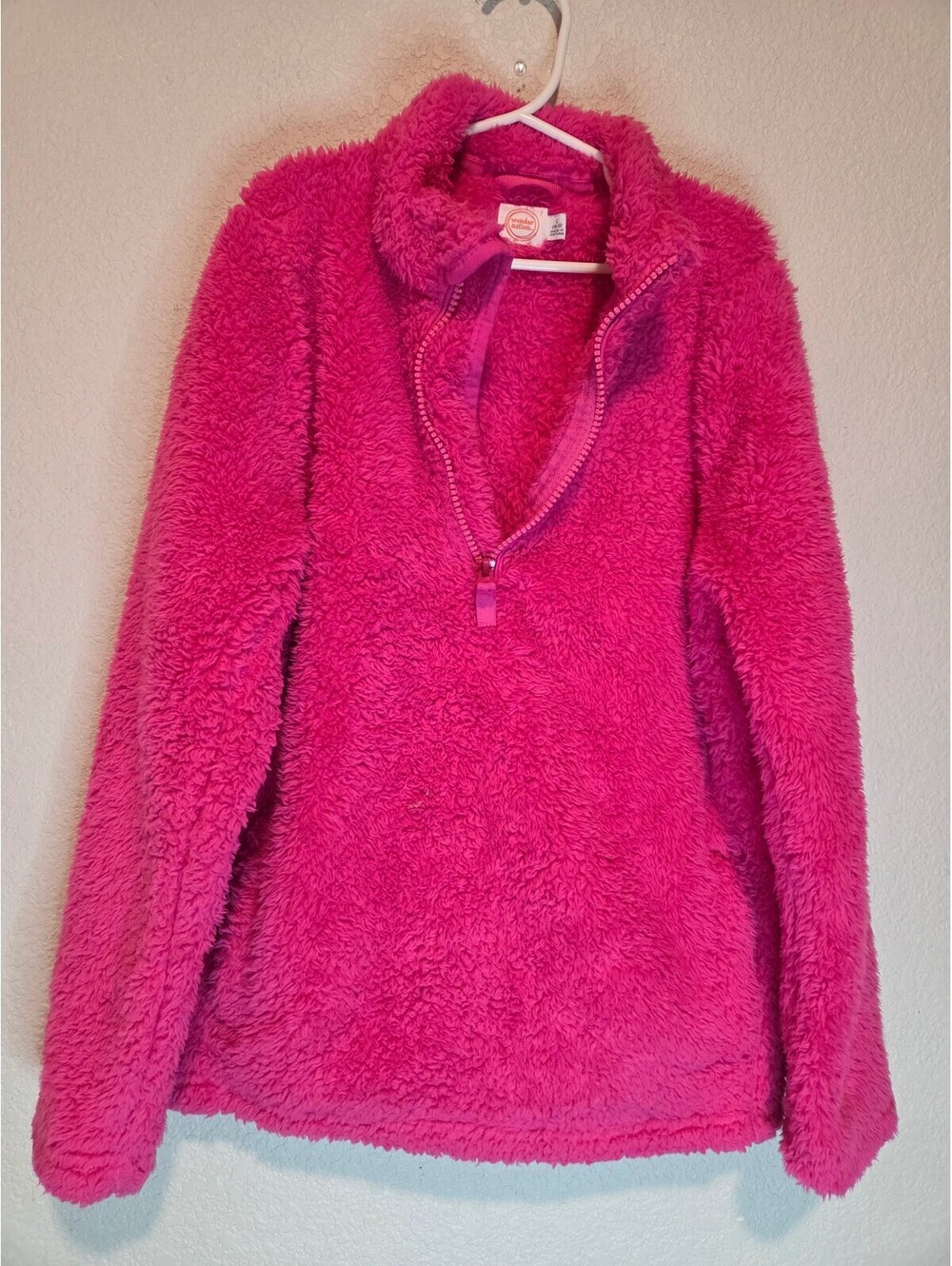 Wonder Nation Girls' Pink Fleece Pullover Size XL (14-16)